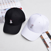 Men Women Hand Embroidery Baseball Cap Adjustable Strapback Trucker Hats
