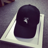 Men Women Hand Embroidery Hat Hip Hop Strapback Snapback Baseball Cap