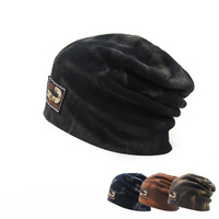 Men Women Knitted Elastic Beanie Cap Baggy Slouchy Knitting Ski Outdoor Sports Warm Hat