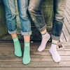 Men Women Korean Style Socks Multi-Colors Cotton Soft Comfortable Socks Couple