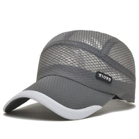 Men Women Mesh Quick Dry Baseball cap Breathable Outdoor Sport Adjustable Hat