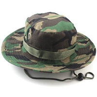 Men Women Outdoor Fisherman Hat Military Ben Nepalese Jungle Rounded Edges Bucket Hat