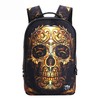 Men Women Outdoor Travel Skull Pattern Polyester Multifunctional Shoulders Bag Backpack