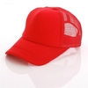 Men Women Plain Color Baseball Cap Solid Trucker Mesh Blank Curved Visor Adjustable Hat