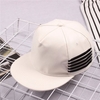 Men Women Plain Fitted Flat Cap Leather Hip Hop Hat Baseball Snapback Cap