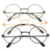Men Women Resin Round Oval Metal Rim Presbyopic Reading Glasses Vintage Eyeglasses