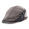 Men Women Retro Cotton Beret Cap Casual Forward Peaked Hat