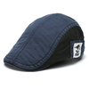 Men Women Retro Embroidery Cotton Beret Cap Casual Forward Peaked Hat