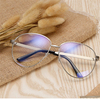 Men Women Retro Harajuku Big Frame Eyeglasses Casual Clear Lens Glasses