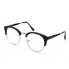 Men Women Retro Nerd Glasses Clear Lens Eyewear Retro Round Metal Frame Glasses