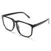 Men Women Retro Plastic Big Black-rimmed Clear Lens Plain Glasses