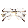 Men Women Retro Vintage Oval Eyeglasses Frame Spectacles Clear Plain Glasses