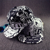 Men Women Scrawl Graffiti Hat Hip Hop Kpop Adjustable Snapback Baseball Cap