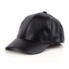 Men Women Soft Leather Baseball Cap Biker Trucker Adjustable Outdoor Sports Hats