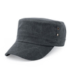 Men Women Solid Washed Flat Baseball Cap Outdoor Sun Hat