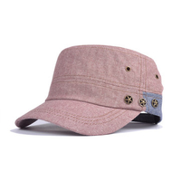 Men Women Star Cotton Flat Baseball Hat Adjustable Outdoor Vintage Cap