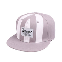 Men Women Striped Flat Hip-hop Hat Large Brimmed Sun Hat Baseball Cap