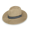 Men Women Summer Beach Solid Big Brimmed Knitted Sun Cap