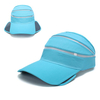 Men Women Summer Retractable Wide Brim Sun Hat Breathable Outdoor Beach Baseball Cap Empty Top Hat