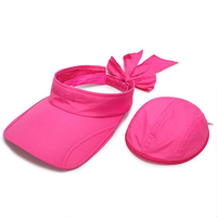 Men Women Summer Wide Brim Beach Sun Hat Outdoor Baseball Cap Retractable Removable Empty Top Hat