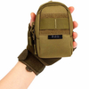 Men Women Tactical Small Nylon Phone Hiking Climbing Outdoor Waist Bag