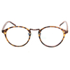 Men Women Vintage Clear Lens Eyeglasses Frame Retro Round Leopard Print Glasses