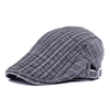 Men Women Washed Cotton Beret Cap British Retro Forward Hat
