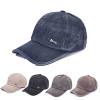 Men Women Washed Cotton Blend Golf Hip-hop Cap Sports Adjustable Outdoor Baseball Hat