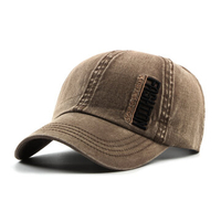 Men Women Washed Cotton Vintage Baseball Cap Adjustable Golf Snapback Hat