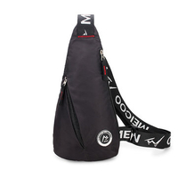 Men Women Water Drop Shape Casual Nylon Waterproof Chest Bag Shoulder Crossbody Bag