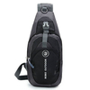 Men Women Waterproof Sport Chest Pouch Shoulder Crossbody Bag