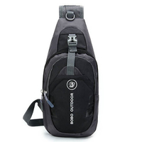 Men Women Waterproof Sport Chest Pouch Shoulder Crossbody Bag