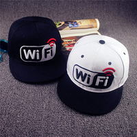 Men Women WIFI Letter Flat-brimmed Hats Hip-hop Street Tide People Visor Cap