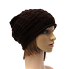 Men Women Winter Plicate Skullies Beanies Knit Crochet Ski Hat Loose Slouch Lattice Cap