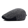 Men Woolen Knitted Beret Cap Gentleman Newsboy Cabbie Golf Sun Visor Hat