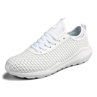 Men Woven Breathable Atheletic Shoes Light Sport Running Sneakers
