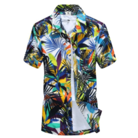 Mens Aloha Beach Floral Plus Size Quick Dry Loose Casual Haw