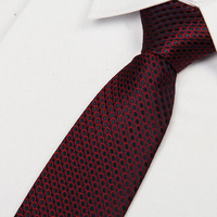 Mens Arrow Type Business Jacquard Dot Pattern Silk Ties
