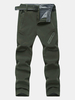 Mens Big Size Outdoor Durable Thick Lining Warm Water-repellent Breathable Sport Pants