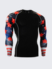 Mens Breathable Quick-Dry Elastic Tight Bodybuilding Fitting Sport Long Sleeve T-Shirt