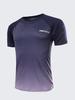 Mens Breathable Quick-drying Gradient Color Sports Fitness Short Sleeved Tshirts