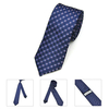 Mens Business Dot Polyester Silk Skinny Jacquard Woven Solid Neckties