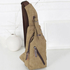 Mens Canvas Chest Pack Crossbody Bag Durable Large Capacity Sling Bag