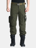 Mens Cargo Pants Military Clothing Tactical Pants Multi-pockets Outdoor Camouflage Trousers