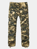 Mens Cargo Pants Multi-pocket Camo Tactical Regular Fit Outdoor Spring Fall Trouser