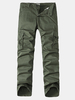 Mens Cargo Pants Tactical Training Solid Color Regular Fit Outdoor Spring Fall Trouser