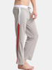 Mens casual Elasticwasit Drawstring Breathable Solid Color Yoga Sports Pants