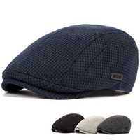 Mens Casual Gatsby Flat Beret Cap