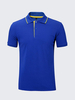 Mens Casual Solid Color Lapel Polo Shirt Short Sleeve T-shirt