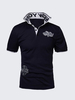Mens Casual Tee New York Embroidered Short-sleeved Polo Shirts